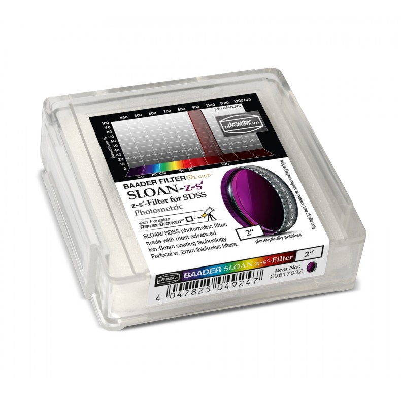 Photometric Filter Ø 2" SLOAN-z-s... Photometric Filter Ø 2" SLOAN-z-s...