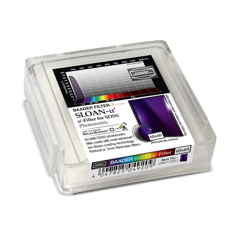 Photometric Filter 65x65 mm² SLOAN-u...