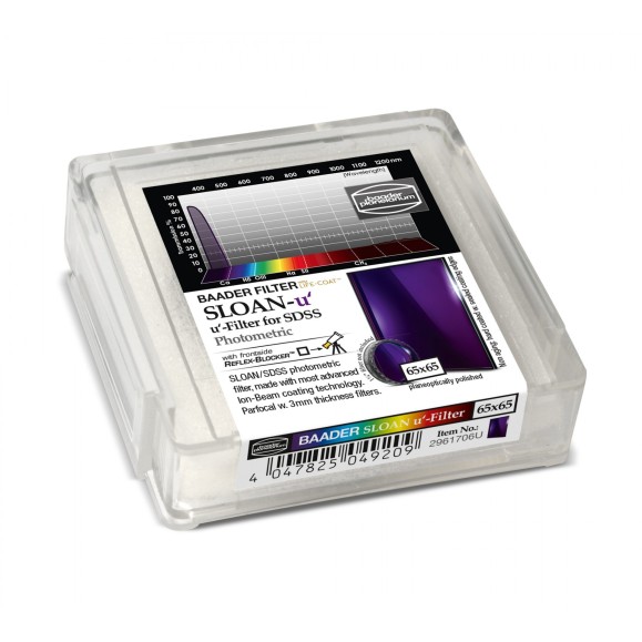 Photometric Filter 65x65 mm² SLOAN-u Baader Planetarium