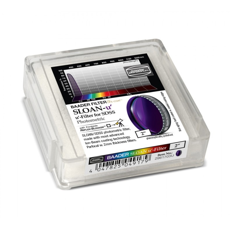 Photometric Filter Ø 2" SLOAN-u... Photometric Filter Ø 2" SLOAN-u...