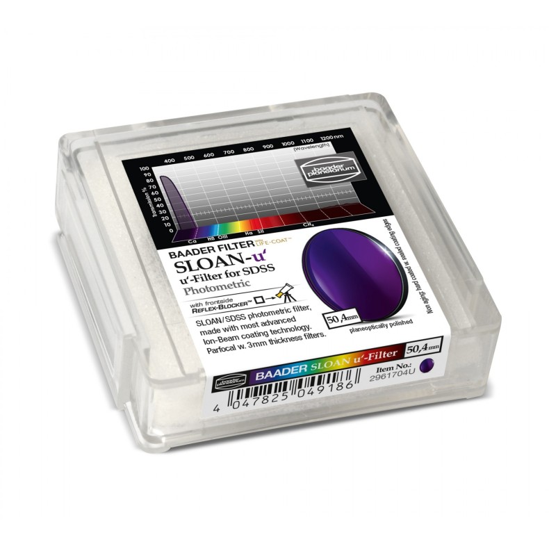 Photometric Filter Ø 50.4 mm SLOAN-u... Photometric Filter Ø 50.4 mm SLOAN-u...