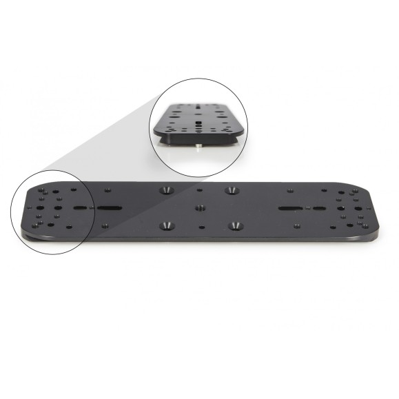 Baader double plate and support for telescope rings guide 300 mm