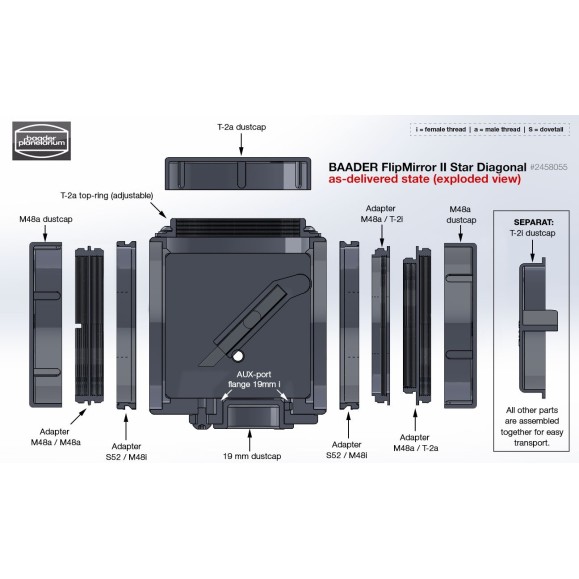 Flip mirror II by Baader Planetarium