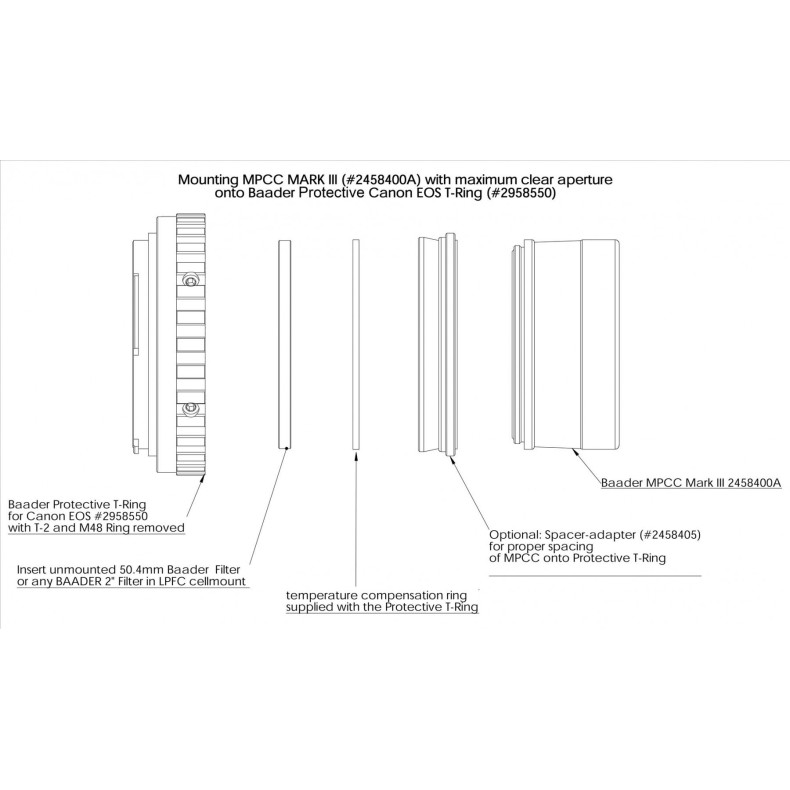 Spacer ring M48/MPCC III Baader...