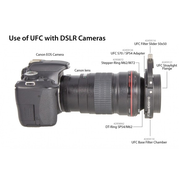 Adapter with lens hood for UFC lenses Baader Planetarium