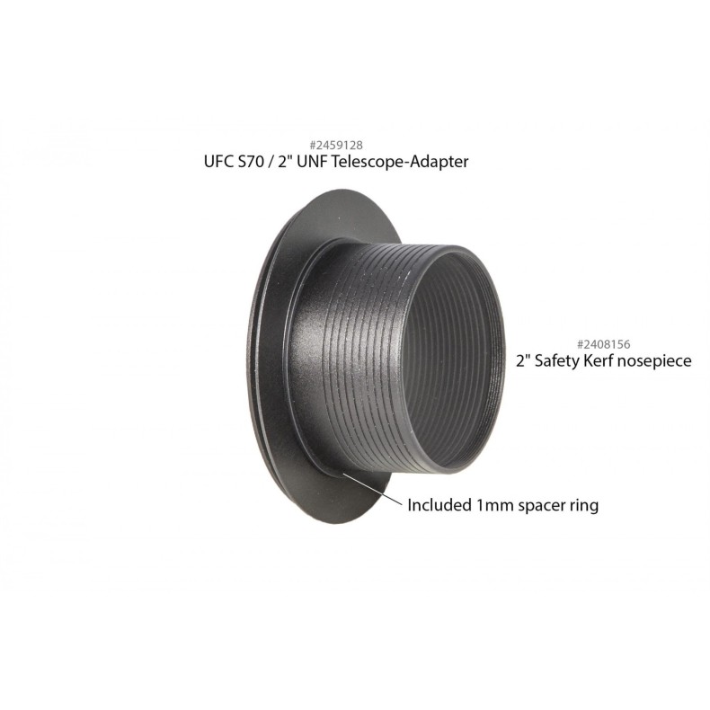 Adapter Ø 2" dovetail S70 to UFC base...