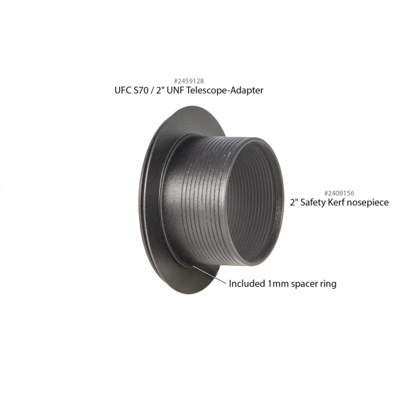 Adapter Ø 2" dovetail S70 to UFC base Baader Planetarium