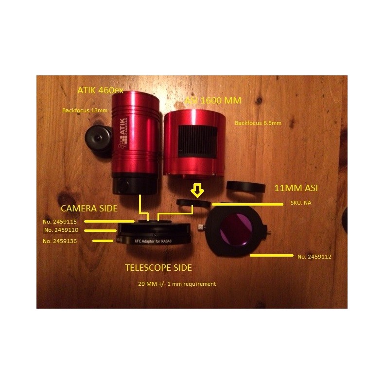 Adapter UFC S70 for RASA 8 Baader...