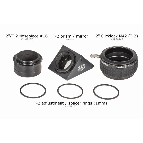 Clicklock eyepiece holder Ø 2" for T2 threads Baader Planetarium