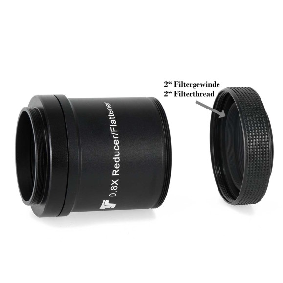 0.8x Flattening Reducer TS-Optics for Refractor TS 70 mm f/6 CF Apo