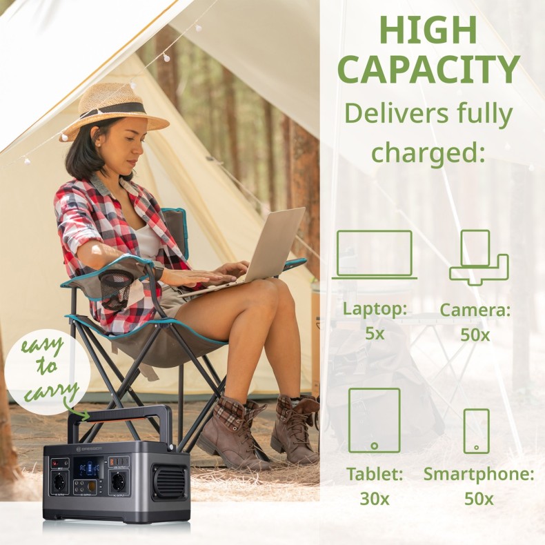 BRESSER 500 WATTS Portable Power Supply