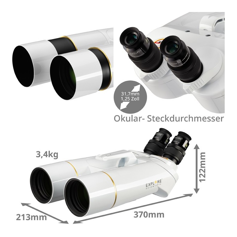 Giant binoculars Explore Scientific...