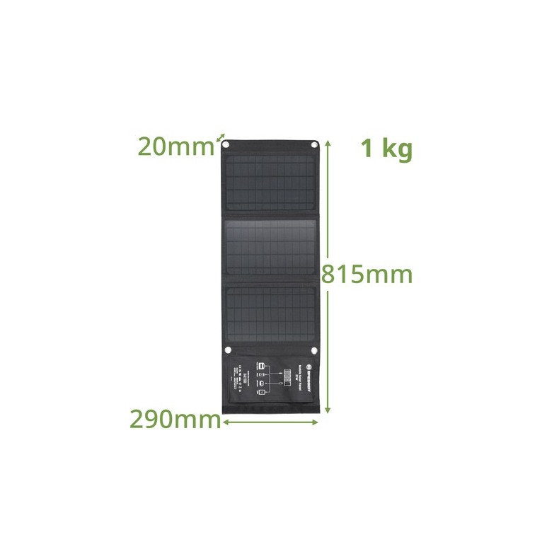 Portable solar panel Bresser 21W with...