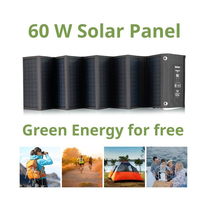 Portable solar panel Bresser 60W with...