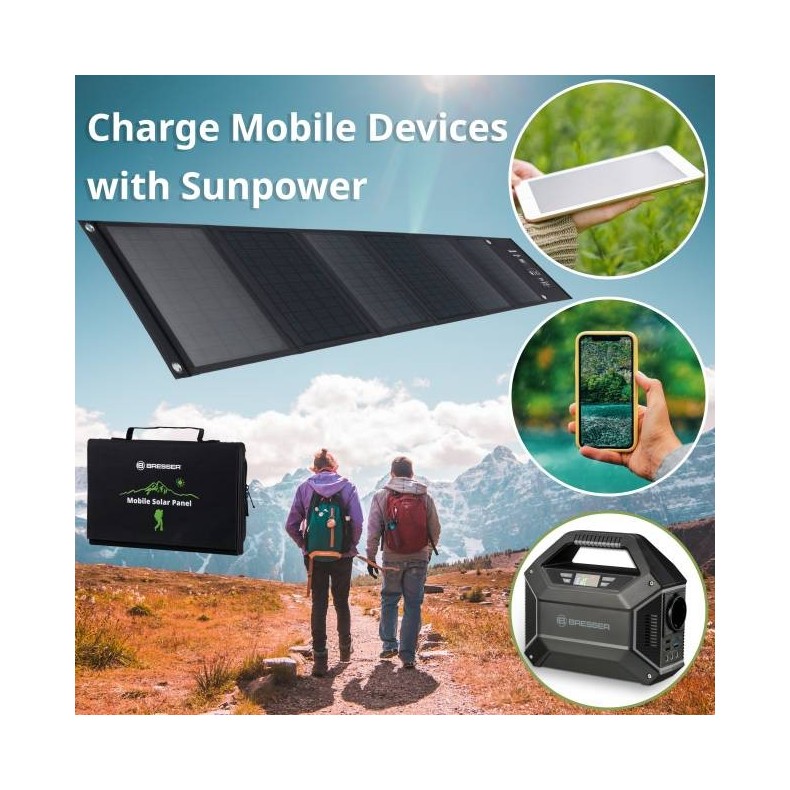 Portable Solar Panel Bresser 90W with...