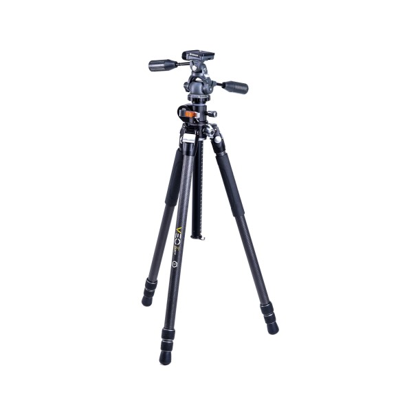 VANGUARD Veo 3+ 263CP carbon fiber tripod with 3-way swivel head