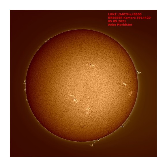 H-alpha LUNT LS40THa/B500 H-alpha solar telescope