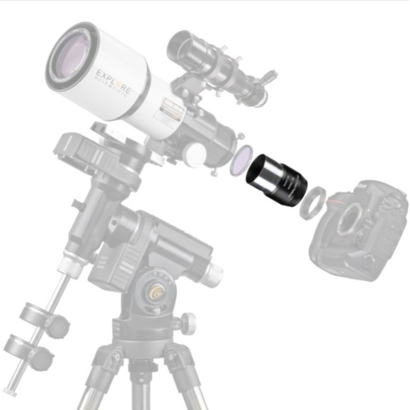 EXPLORE SCIENTIFICA field levelerField leveler Zero X 2'/M48 for ED80 and ED102 APO