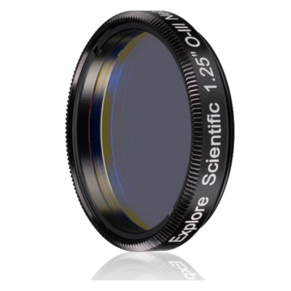 EXPLORE SCIENTIFIC Filter Narrow band O-III Nebular filter 6.5nm