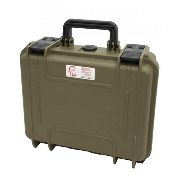 Plastic Carrying Case Geoptik Elephant Green small