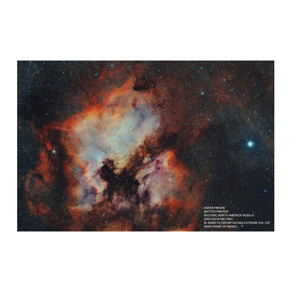 APO telephoto lens Askar 230mm f/4.6 or hand-held refractor or guide tube or spotting scope