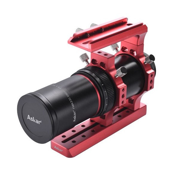 APO telephoto lens Askar 230mm f/4.6 or hand-held refractor or guide tube or spotting scope