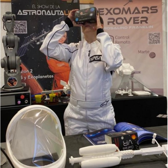 360º Virtual Reality Glasses Astronauta Lili to explore the space