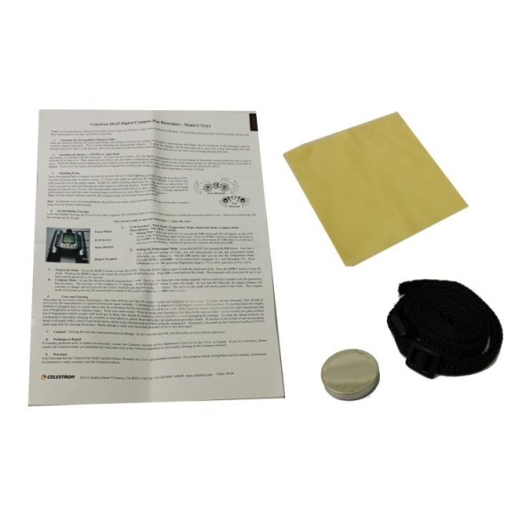 Compact binoculars Celestron 10x25 Led Digital Compass