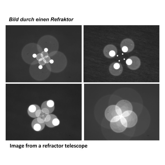 Multiple collimator TS Deluxe with integrated optics for all telescopes
