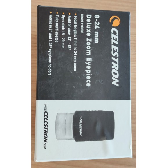 Celestron Deluxe zoom eyepiece 8-24mm 93232