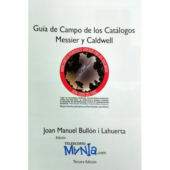 Field guide to MESSIER and CALDWELL catalogs