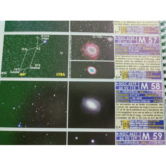 Field guide to MESSIER and CALDWELL catalogs