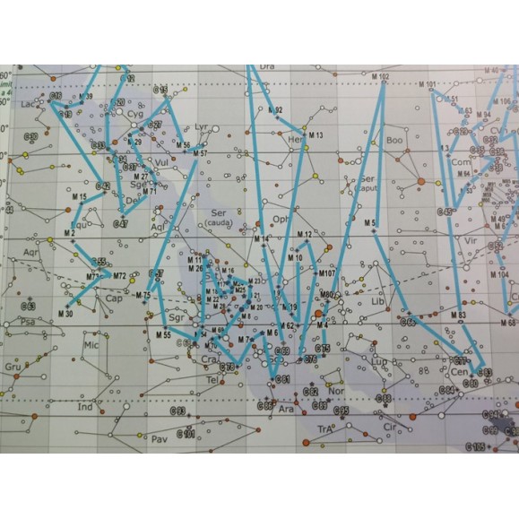 Field guide to MESSIER and CALDWELL catalogs