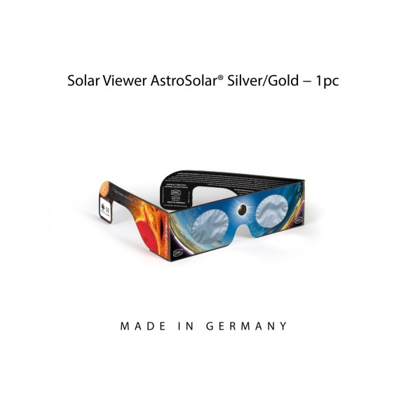 Pack of 25 solar eclipse glasses BAADER PLANETARIUM AstroSolar® AstroSolar® Silver/Gold 2459296
