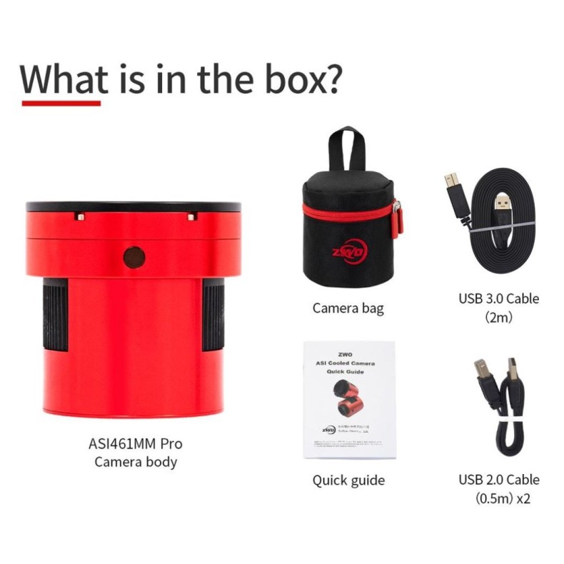 Monochromatic refrigerated camera ZWO... Monochromatic refrigerated camera ZWO...