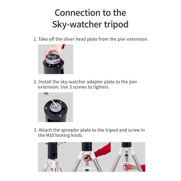 Extension 20cm for tripod ZWO TC40