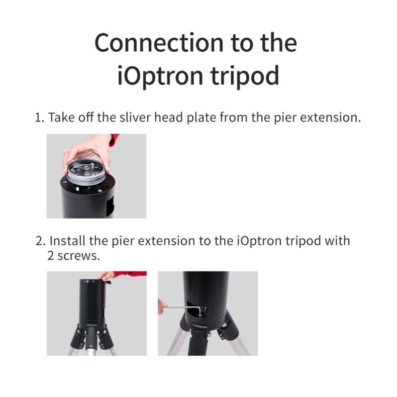 Extension 20cm for tripod ZWO TC40