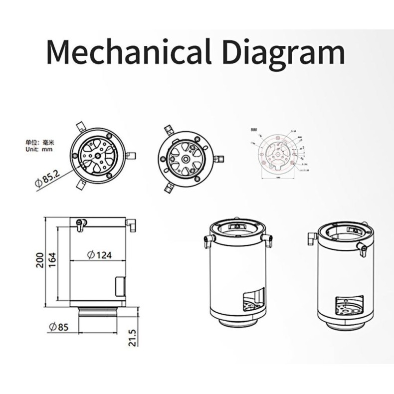Extension 20cm for tripod ZWO TC40