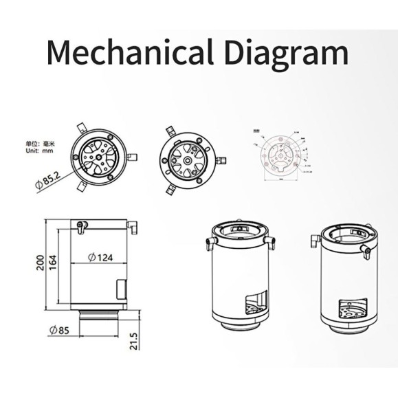 Extension 20cm for tripod ZWO TC40