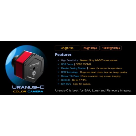 Uranus-C USB3.0 Player One Color Planetary Camera (IMX585)