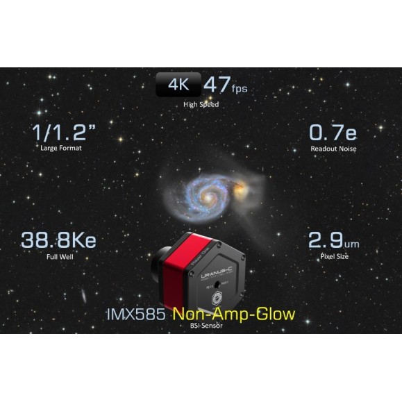 Uranus-C USB3.0 Player One Color Planetary Camera (IMX585)