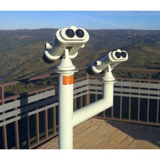 Coinless spotting scope...