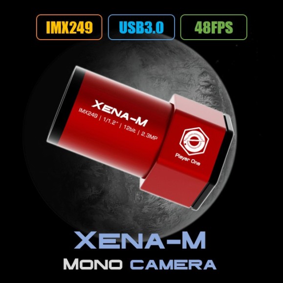 PLAYER ONE monochrome Xena-M USB3.0 (IMX249) guidance camera