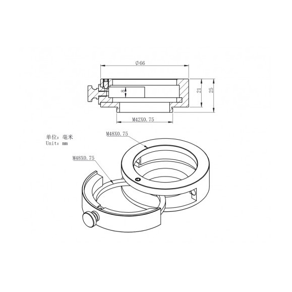 Filter box with tray and filter holder for mounted 2" filters version II