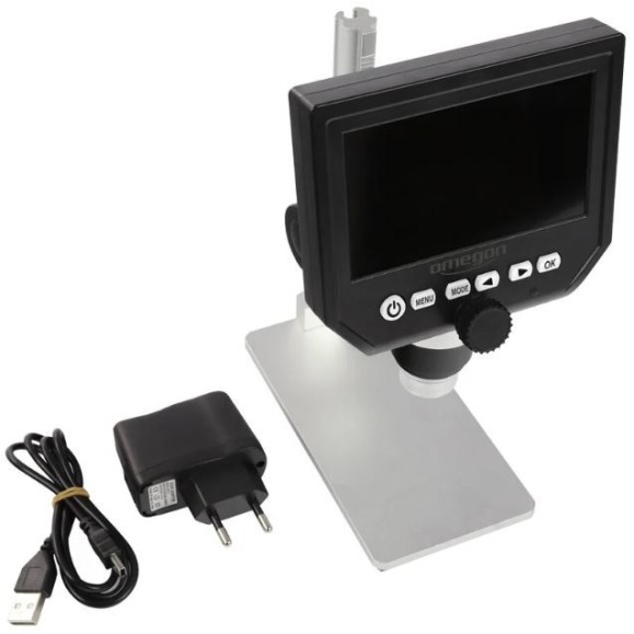 Stereo Microscope Omegon Digistar 1x-600x, LCD 4.3''