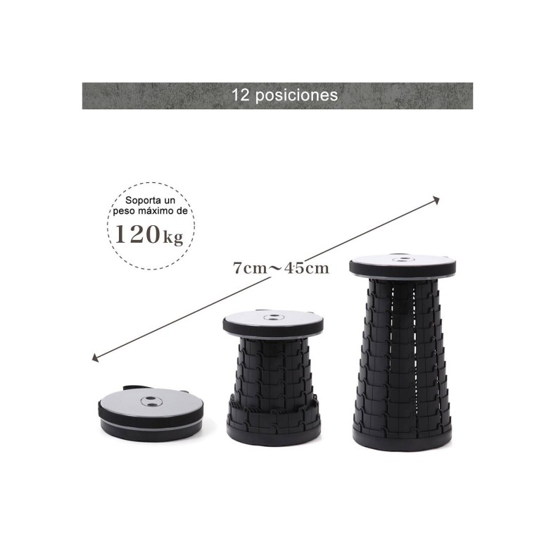 Folding stool Mini Max Stool Black Folding stool Mini Max Stool Black