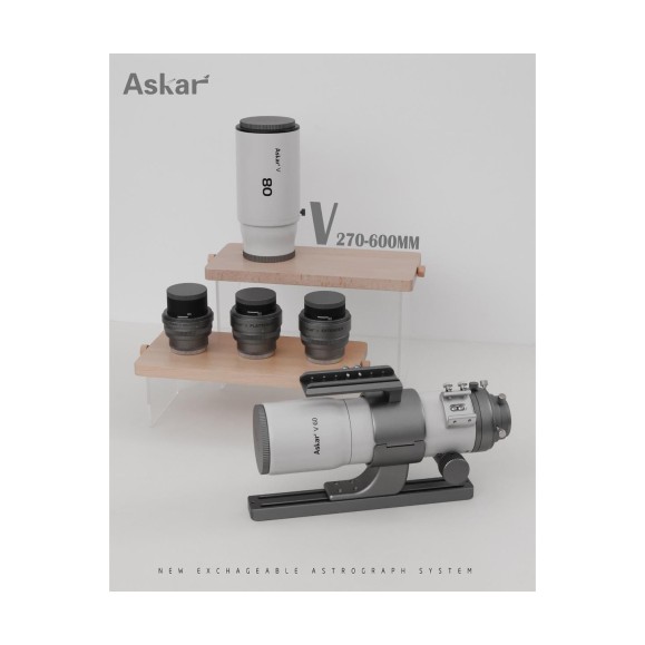 Modular apochromatic telescope Askar V 60mm and 80mm