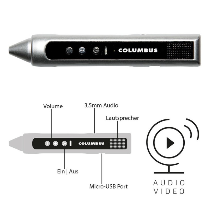 Discovery pen audio/video Columbus Discovery pen audio/video Columbus