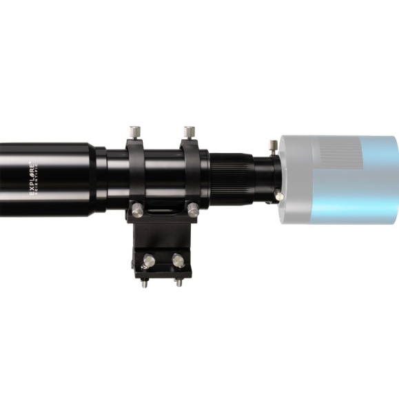 EXPLORE SCIENTIFIC 10x60 helical focus finder and guide with 1.25 in. and T2 connection