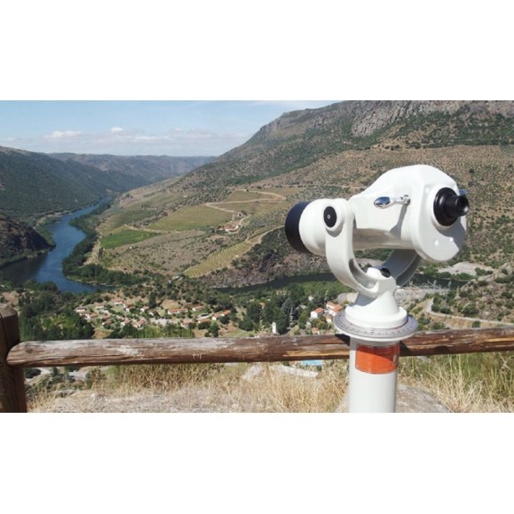 Coinless viewing telescope conical base OPAKUA T2C